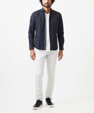 MKBAA53120 MK MICHEL KLEIN HOMME(MKミッシェルクランオム) 【日本製生地使用】長袖シャツ/ドビーリバーシブル ダークグレー