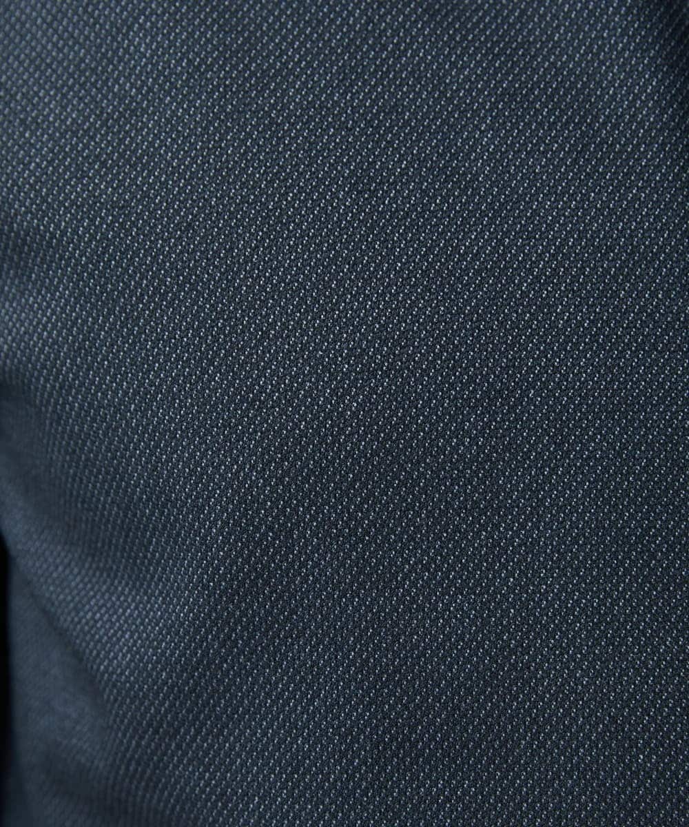 MKBAA65150 MK MICHEL KLEIN HOMME(MKミッシェルクランオム) 【ON/OFF対応】長袖シャツ/ソフトサーモダイヤカット ネイビー