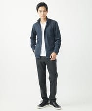 MKBAA65150 MK MICHEL KLEIN HOMME(MKミッシェルクランオム) 【ON/OFF対応】長袖シャツ/ソフトサーモダイヤカット ネイビー