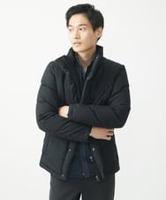 MKBAA65150 MK MICHEL KLEIN HOMME(MKミッシェルクランオム) 【ON/OFF対応】長袖シャツ/ソフトサーモダイヤカット ネイビー