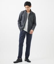 MKBAA65150 MK MICHEL KLEIN HOMME(MKミッシェルクランオム) 【ON/OFF対応】長袖シャツ/ソフトサーモダイヤカット グレー