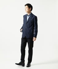 MKBAD50130 MK MICHEL KLEIN HOMME(MKミッシェルクランオム) アクティブセッター千鳥シャツ ブルー