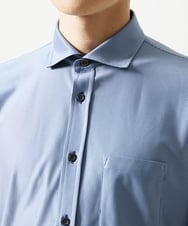 MKBAD50130 MK MICHEL KLEIN HOMME(MKミッシェルクランオム) アクティブセッター千鳥シャツ ブルー