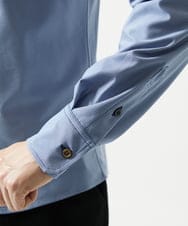 MKBAD50130 MK MICHEL KLEIN HOMME(MKミッシェルクランオム) アクティブセッター千鳥シャツ ブルー