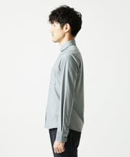 MKBAD50130 MK MICHEL KLEIN HOMME(MKミッシェルクランオム) アクティブセッター千鳥シャツ グレー