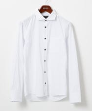 MKBAD60130 MK MICHEL KLEIN HOMME(MKミッシェルクランオム) 【ON OFF対応】ホワイトドビーシャツ ホワイト