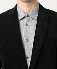 MKBAF19090 MK MICHEL KLEIN HOMME(MKミッシェルクランオム) オニキスストライプシャツ グレー