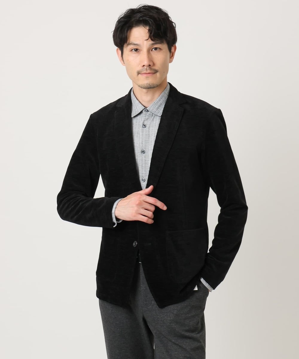 MKBAF19090 MK MICHEL KLEIN HOMME(MKミッシェルクランオム) オニキスストライプシャツ グレー