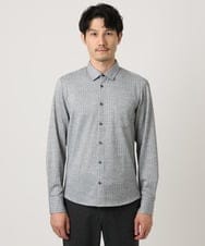 MKBAF19090 MK MICHEL KLEIN HOMME(MKミッシェルクランオム) オニキスストライプシャツ グレー