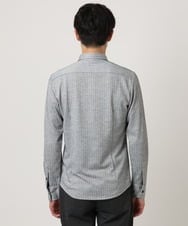 MKBAF19090 MK MICHEL KLEIN HOMME(MKミッシェルクランオム) オニキスストライプシャツ グレー