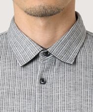 MKBAF19090 MK MICHEL KLEIN HOMME(MKミッシェルクランオム) オニキスストライプシャツ グレー