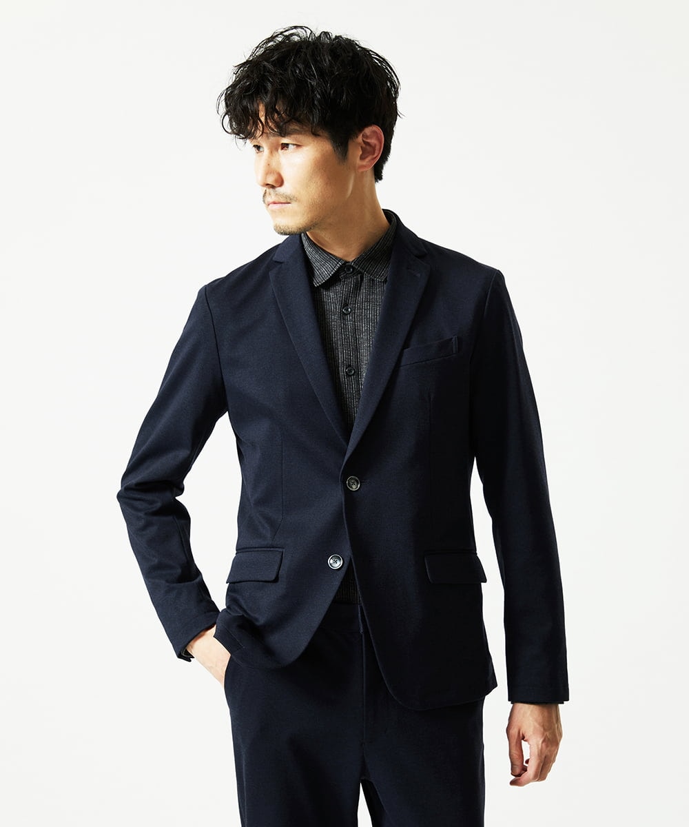 MKBAF19090 MK MICHEL KLEIN HOMME(MKミッシェルクランオム) オニキスストライプシャツ ブラック