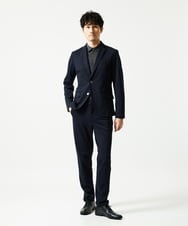 MKBAF19090 MK MICHEL KLEIN HOMME(MKミッシェルクランオム) オニキスストライプシャツ ブラック