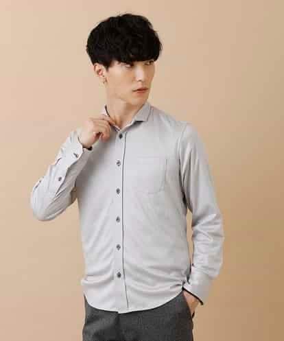 MKBAM62110 MK MICHEL KLEIN HOMME シャツ／カットミニへリンボン