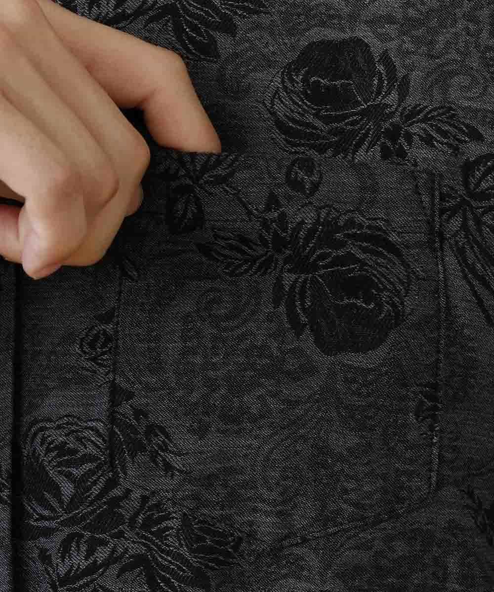 MKBAO03110 MK MICHEL KLEIN HOMME(MKミッシェルクランオム) ミストフラワーシャツ ブラック