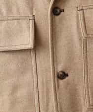 MKBAO41130 MK MICHEL KLEIN HOMME(MKミッシェルクランオム) CPOシャツ ベージュ
