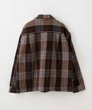 MKBAO41130 MK MICHEL KLEIN HOMME(MKミッシェルクランオム) CPOシャツ ブラウン