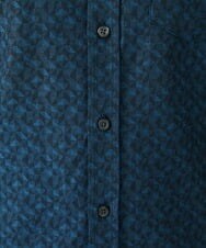 MKBAV50140 MK MICHEL KLEIN HOMME(MKミッシェルクランオム) ジオメトリックジャガードシャツ ネイビー(57)