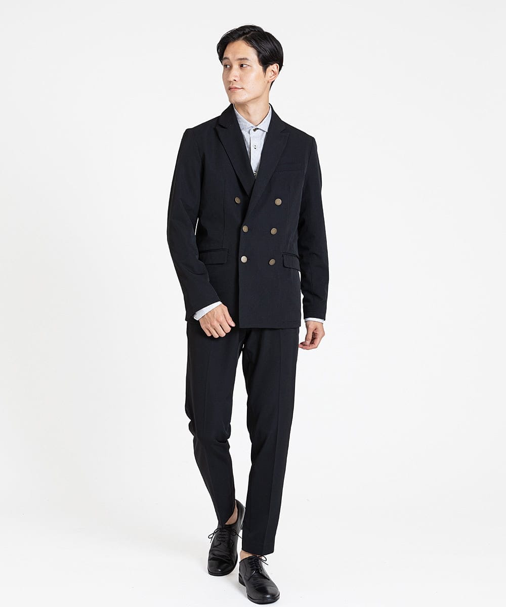 MKBAV50140 MK MICHEL KLEIN HOMME(MKミッシェルクランオム) ジオメトリックジャガードシャツ ホワイト(90)