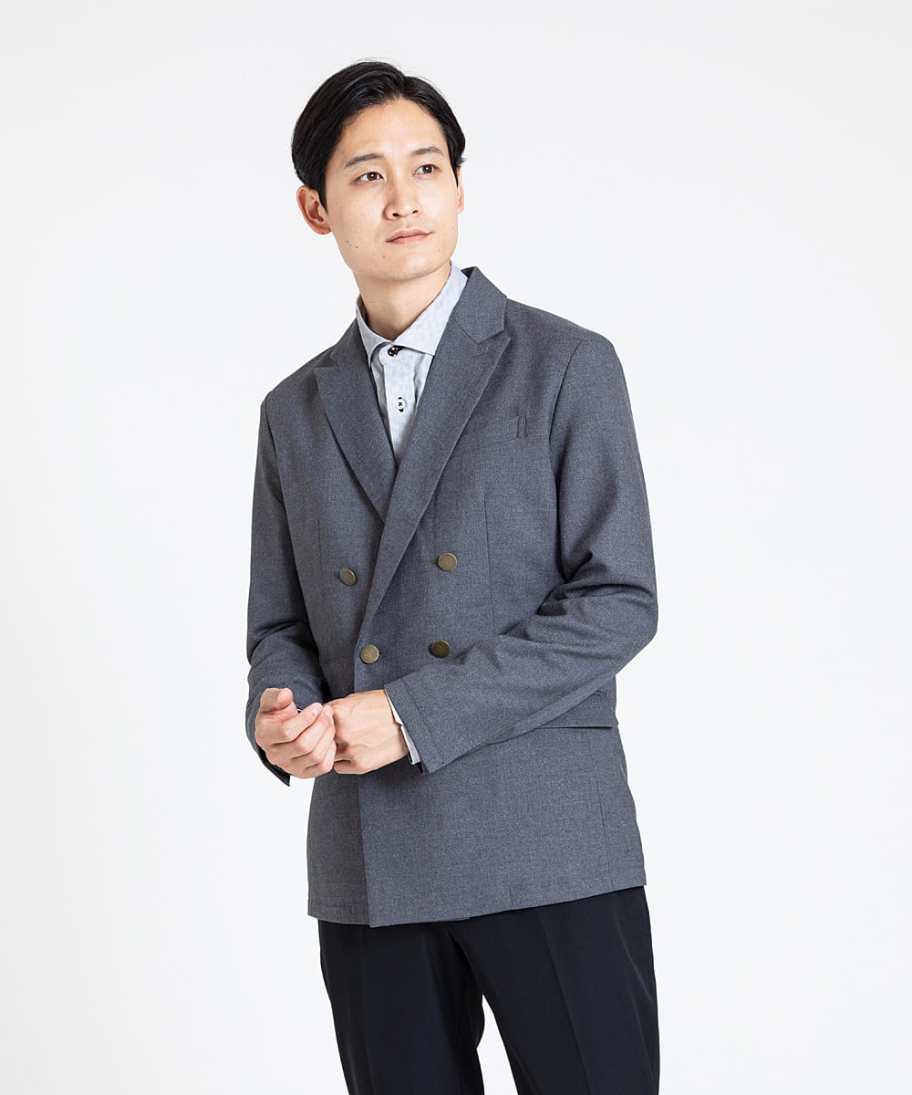 MKBAV50140 MK MICHEL KLEIN HOMME(MKミッシェルクランオム) ジオメトリックジャガードシャツ ホワイト(90)