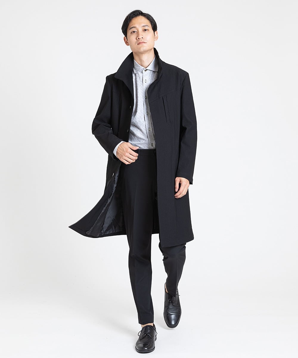 MKBAV50140 MK MICHEL KLEIN HOMME(MKミッシェルクランオム) ジオメトリックジャガードシャツ ホワイト(90)