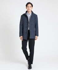 MKBAV50140 MK MICHEL KLEIN HOMME(MKミッシェルクランオム) ジオメトリックジャガードシャツ ホワイト(90)