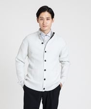 MKBAV50140 MK MICHEL KLEIN HOMME(MKミッシェルクランオム) ジオメトリックジャガードシャツ ホワイト(90)