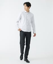 MKBAV50140 MK MICHEL KLEIN HOMME(MKミッシェルクランオム) ジオメトリックジャガードシャツ ホワイト(90)