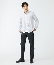 MKBAV50140 MK MICHEL KLEIN HOMME(MKミッシェルクランオム) ジオメトリックジャガードシャツ ホワイト(90)