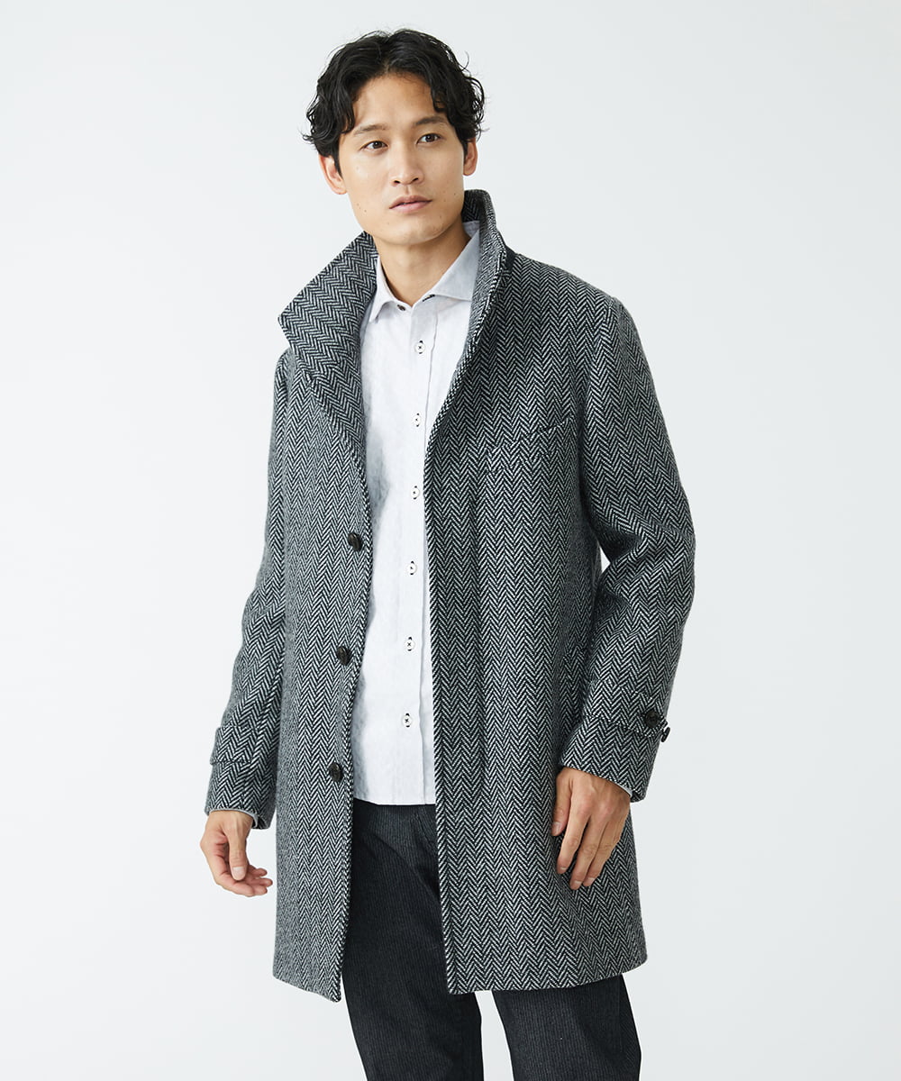 MKBAV50140 MK MICHEL KLEIN HOMME(MKミッシェルクランオム) ジオメトリックジャガードシャツ ホワイト(90)