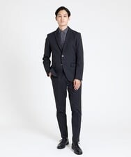 MKBAV50140 MK MICHEL KLEIN HOMME(MKミッシェルクランオム) ジオメトリックジャガードシャツ ダークグレー(93)