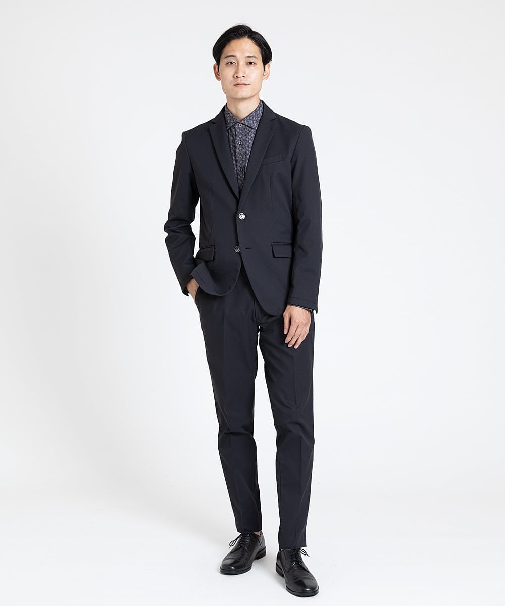 MKBAV50140 MK MICHEL KLEIN HOMME(MKミッシェルクランオム) ジオメトリックジャガードシャツ ダークグレー(93)
