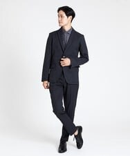 MKBAV50140 MK MICHEL KLEIN HOMME(MKミッシェルクランオム) ジオメトリックジャガードシャツ ダークグレー(93)