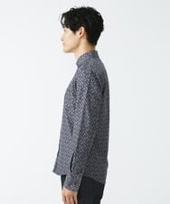 MKBAV50140 MK MICHEL KLEIN HOMME(MKミッシェルクランオム) ジオメトリックジャガードシャツ ダークグレー(93)