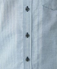 MKBAV51150 MK MICHEL KLEIN HOMME(MKミッシェルクランオム) ドビーストライプシャツ ネイビー(57)