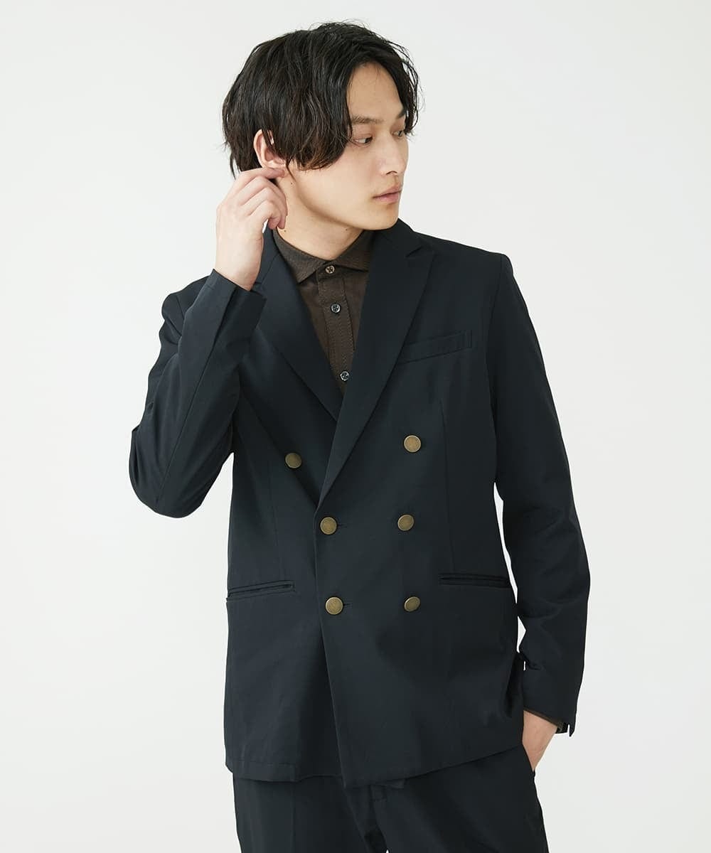 MKBAV51150 MK MICHEL KLEIN HOMME(MKミッシェルクランオム) ドビーストライプシャツ ブラウン(86)