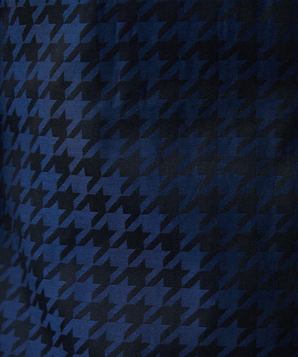 MKBAV54140 MK MICHEL KLEIN HOMME(MKミッシェルクランオム) チドリジャガードシャツ ネイビー(57)