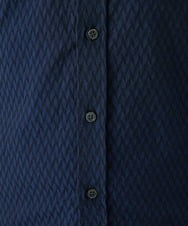 MKBAV64130 MK MICHEL KLEIN HOMME(MKミッシェルクランオム) SOLOTEXフェザーへリンボンシャツ ネイビー(57)