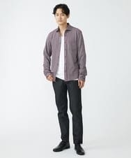 MKBAV68120 MK MICHEL KLEIN HOMME(MKミッシェルクランオム) サッカージャージシャツ パープル(77)