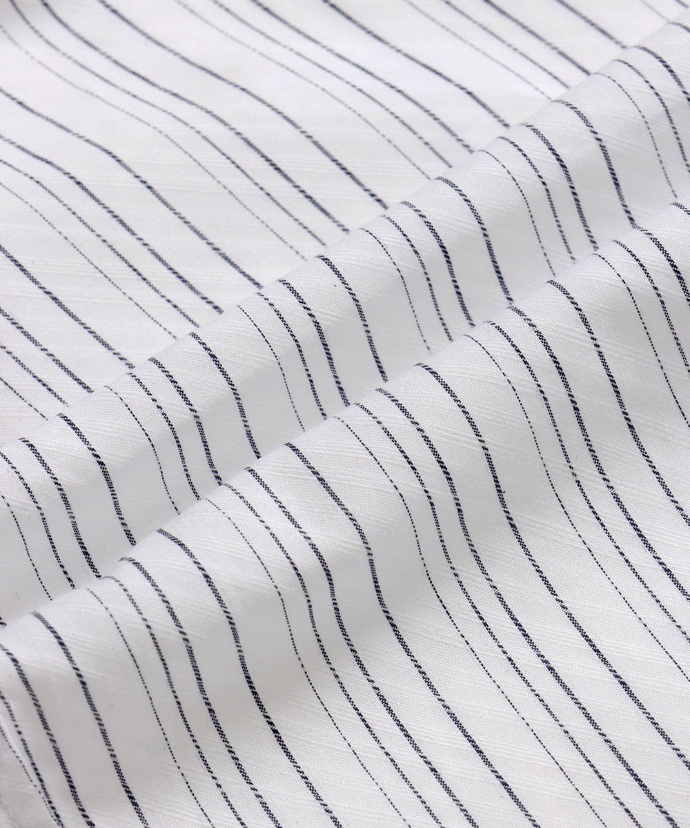 MKBDA56130 MK MICHEL KLEIN HOMME(MKミッシェルクランオム) 【日本製生地使用】シャドーバイヤスストライプ ネイビー