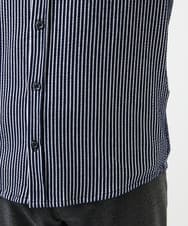 MKBDA65120 MK MICHEL KLEIN HOMME(MKミッシェルクランオム) 【ストレッチ／イージーケア】サッカー織りシャツ ネイビー