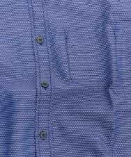 MKBDJ62110 MK MICHEL KLEIN HOMME(MKミッシェルクランオム) シャツ／ドロップジャガード ブルー