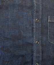 MKBDK40090 MK MICHEL KLEIN HOMME(MKミッシェルクランオム) シャツ／エンボスカモデニム ネイビー