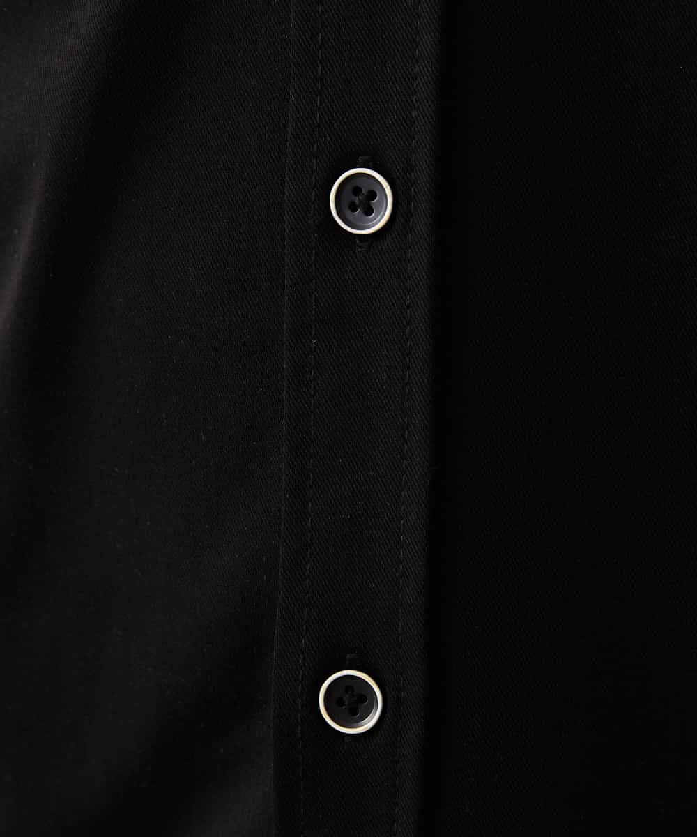 MKBDO04090 MK MICHEL KLEIN HOMME(MKミッシェルクランオム) MAGICストレッチシャツ ブラック(94)