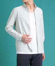 MKBDS57120 MK MICHEL KLEIN HOMME(MKミッシェルクランオム) ドライストレッチシャツ グリーン(30)