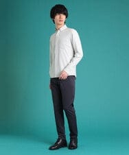 MKBDS57120 MK MICHEL KLEIN HOMME(MKミッシェルクランオム) ドライストレッチシャツ グリーン(30)
