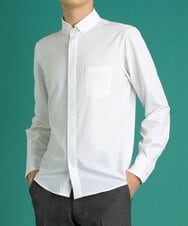 MKBDS57120 MK MICHEL KLEIN HOMME(MKミッシェルクランオム) ドライストレッチシャツ ライトグレー(91)