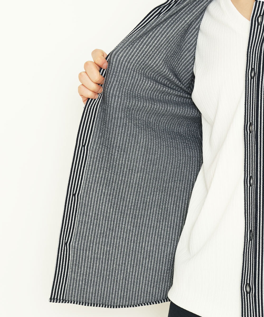 MKBDS60117 MK MICHEL KLEIN HOMME(MKミッシェルクランオム) サッカージャージシャツ ネイビー(57)