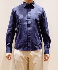 MKBDS69120 MK MICHEL KLEIN HOMME(MKミッシェルクランオム) アンティークドビーシャツ ネイビー(57)
