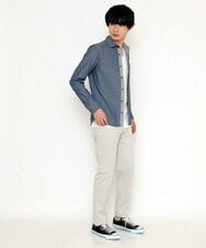 MKBDS70100 MK MICHEL KLEIN HOMME(MKミッシェルクランオム) 【WEB限定】リバーストライプシャツ ブルー(55)